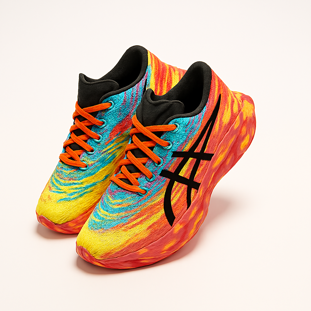 ASICS Multicolor Running Shoes – Bold Design & Cushioned Comfort