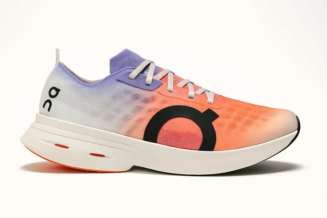 Gradient Mesh Runners – Peach to Lavender with Cushioned Sole