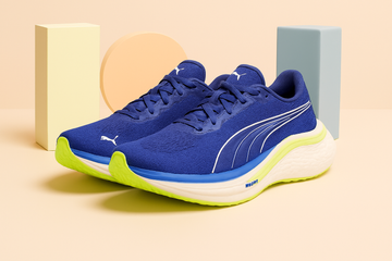 Puma Velocity Nitro 2 – Blue/Yellow Running Shoes with Cushioned Sole