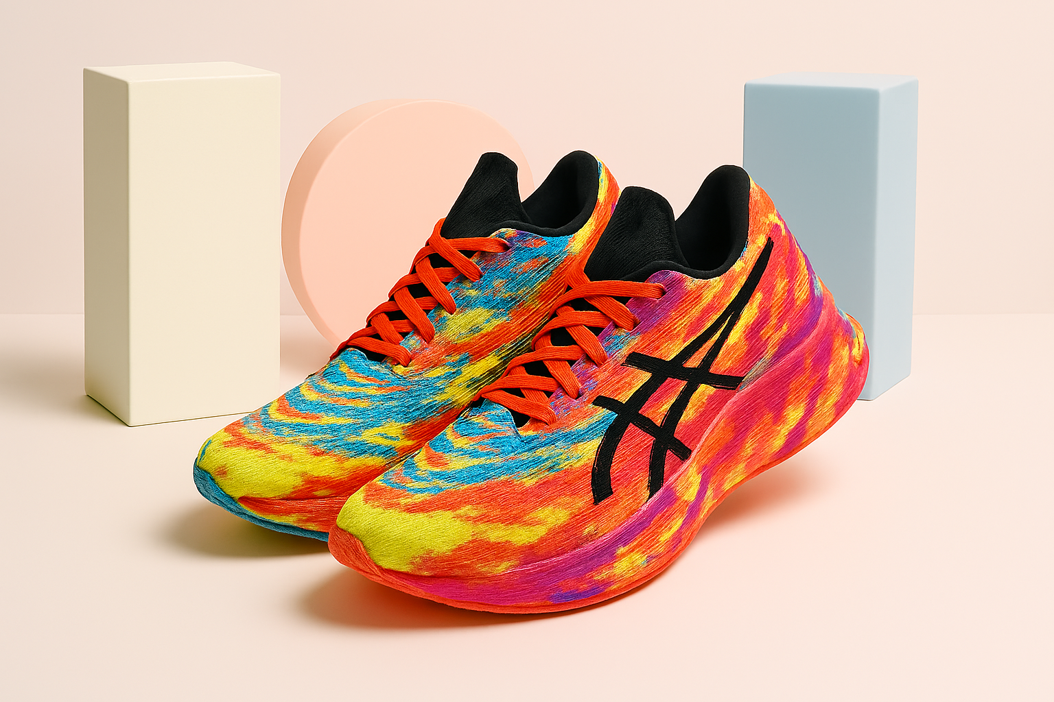 ASICS Multicolor Running Shoes – Bold Design & Cushioned Comfort