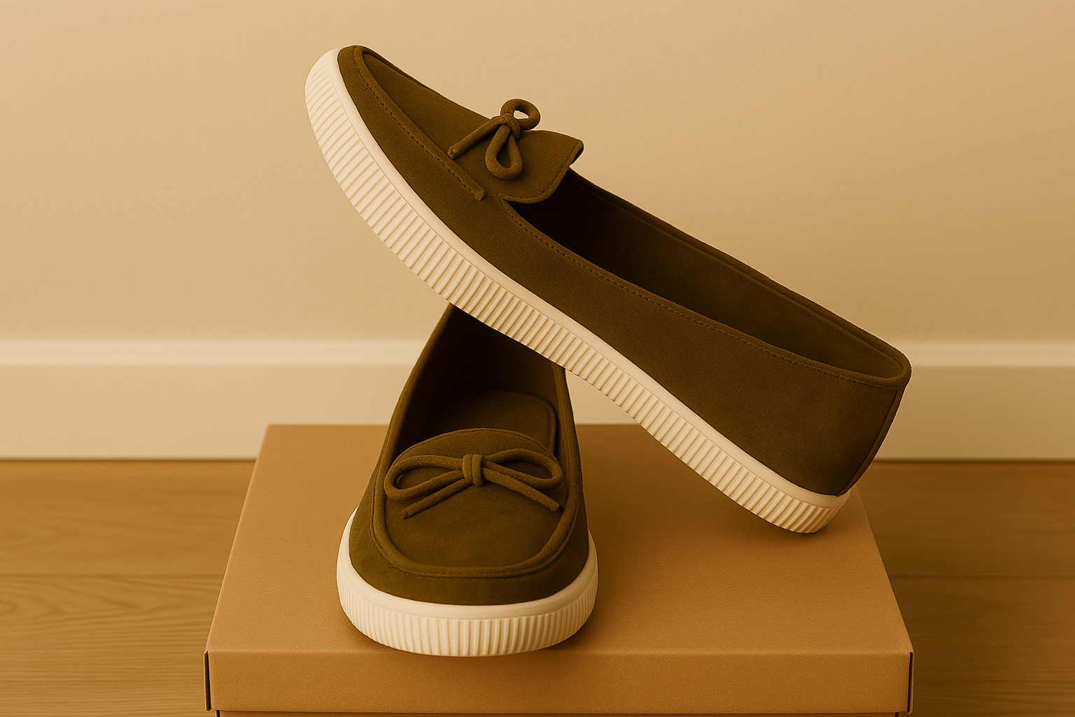 Comfortable Women’s Casual Loafers – Non-Slip Rubber Sole